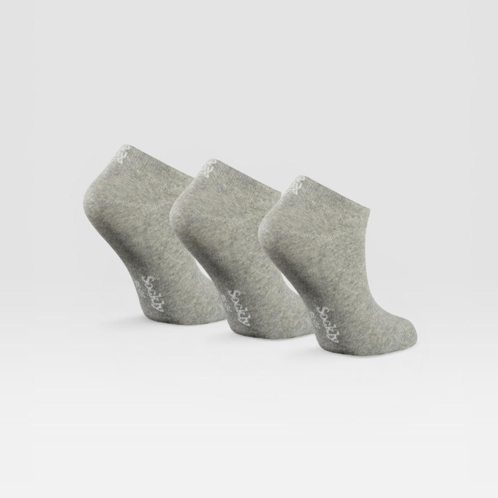 Grijze Sockly Classic sokken achteraanzicht