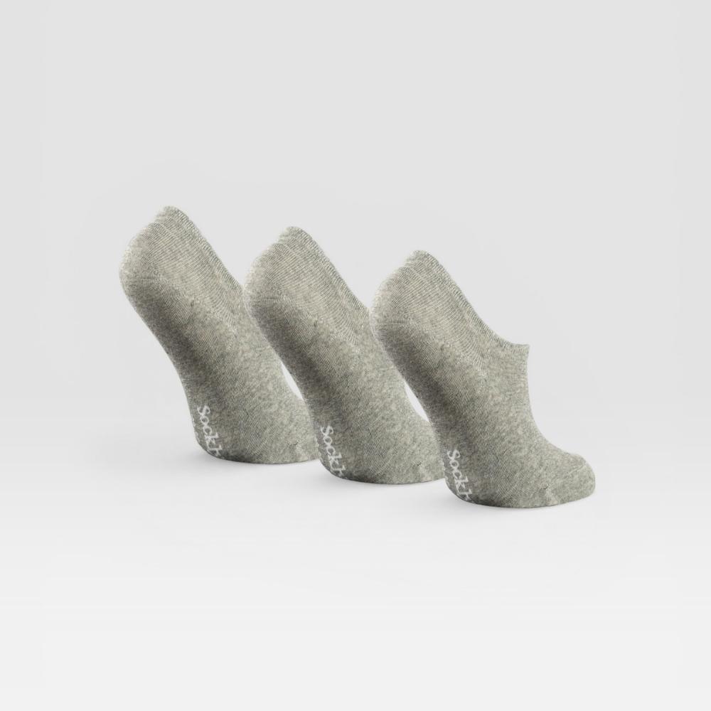 Grijze Sockly Core sokken achteraanzicht