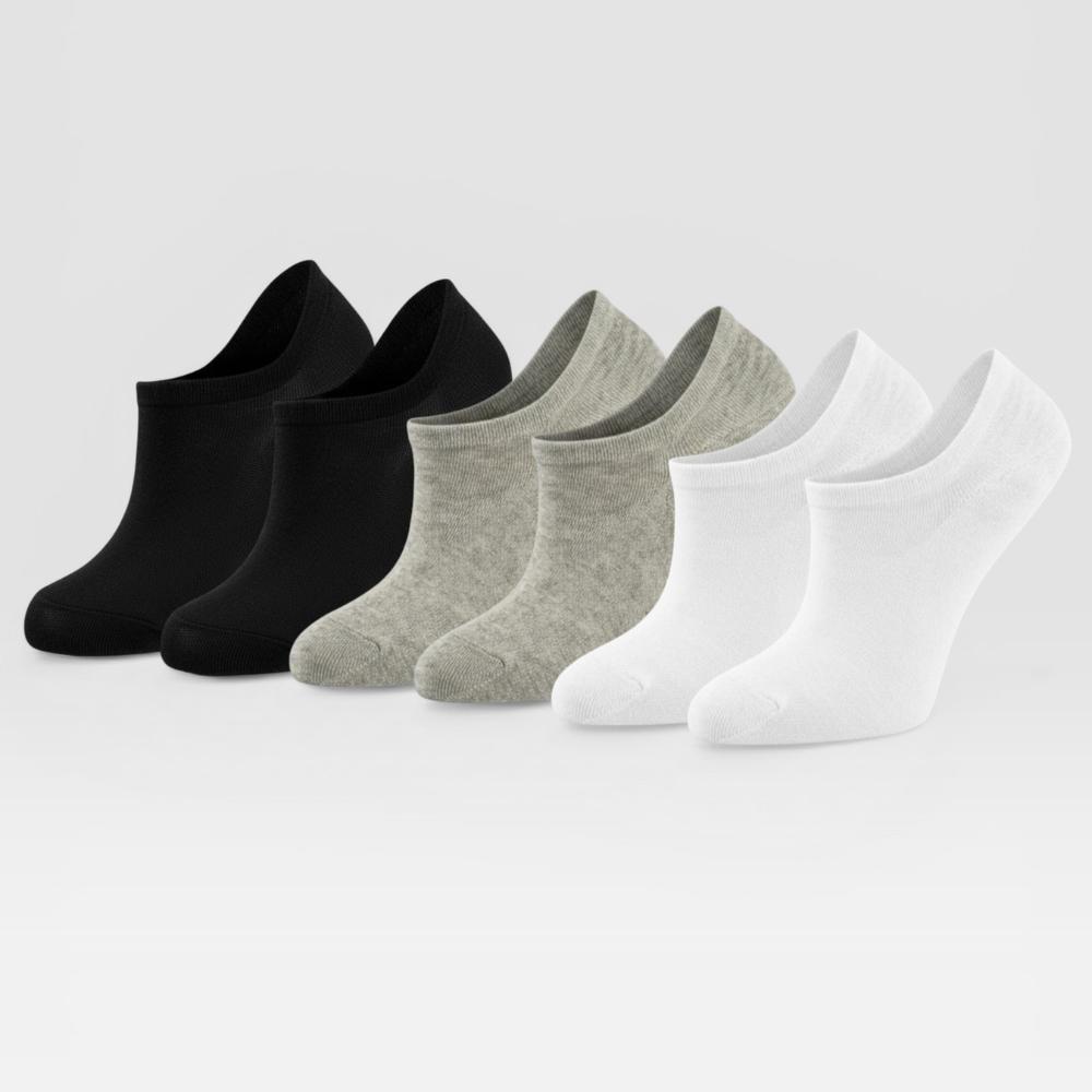 Sockly Core sokken mix zwart wit grijs vooraanzicht
