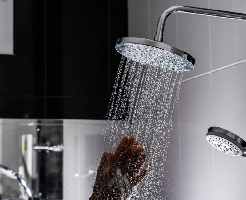 douche onstoppen